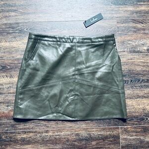 NWT Lulus Pleather Skirt XL